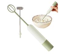 Electric Milk Whisk - Portable Maker Mixer Tool, Two Head Detachable Stirrer Design, portatile long lasting tool | Efficient Daily Drink Blending Assistant For Beverage Cream Tea Egg Milk Chocolate