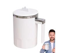 Electric Mixing Mug, 5.71x4.72x3.54 Inches Auto Stirring Cup, Portable Travel Blender with Rotating Function, Self-Stirring Mug for Home, Drinks, Spill-Resistant Lid