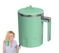 Electric Mixing Mug, 5.71x4.72x3.54 Inches Auto Stirring Cup, Portable Travel Blender with Rotating Function, Self-Stirring Mug for Home, Drinks, Spill-Resistant Lid