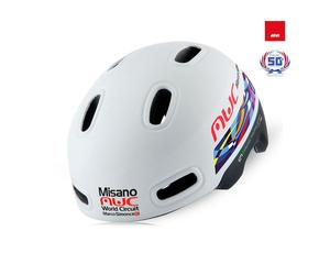 Electric Mooving Green Casco Hm090l058 Bianco e multicolor