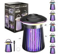 Electric Mosquito Repellent, Indoor Mosquito Lamp with Night Light, 2 in 1, Physical Lamp for Mosquito Control, Sin Residuos Químicos for Bedroom, Outdoor