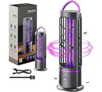 Electric Mosquito Repellent, Indoor Mosquito Lamp with Night Light, 2 in 1, Physical Lamp for Mosquito Control, Sin Residuos Químicos for Bedroom, Outdoor