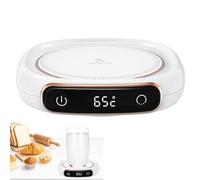 Electric Mug Warmer | Desk Cup Warmer with 3 Temperature Settings | 10W Portable Coffee Mug Warmer, Desk Cup Heater for Coffee, Drinks, Milk, and Hot Beverages at Home Or