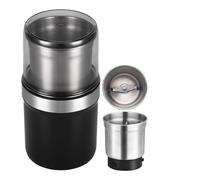 Electric Multi-Use Cup Grinder - Large Capacity Stainless Steel, 2025 New Electric Spice Grinder, 1-Touch Coffee Grinder, Detachable Cup for Coffee Beans, Spices & Herbs (Straight Blade)