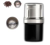 Electric Multi-Use Cup Grinder - Large Capacity Stainless Steel, Coffee Grinders for Home Use, for Coffee Beans, Detachable Cup, Easy to Clean (Straight Blade)