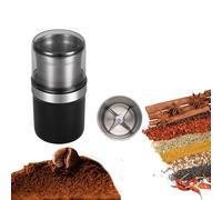 Electric Multi-Use Cup Grinder, Large Capacity Stainless Steel Coffee & Spice Grinder, One-Touch Operation, Detachable Easy Clean Cup (Single Cup A)