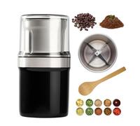 Electric Multi-Use Cup Grinder - Large Capacity Stainless Steel, One-Touch Coffee Grinder, Detachable Cup, Easy Clean