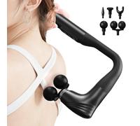 Electric Muscle Massager, Head Tissue Massager, Powerful Handheld Massage Tool, Relaxation Design, for Back Shoulder Legs Spine Men Women Seniors Adult Home Travel