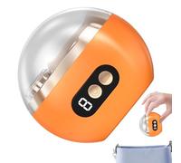 Electric Nail Clipper, Usb Rechargeable Fingernail Cutter, 2.95x3.35 Inches Compact Design, 3 Speed Led Clipping Tool for Fingernail Care, Safe Grooming, Seniors, Babies and Home