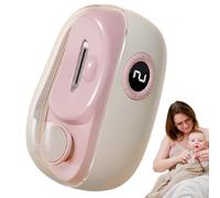 Electric Nail Clippers, Seniors USB ricaricabile, 3,35 x 2,6 in Fingernail Trimmer, LED Nail Clippers, 3 Speed Settings Scraps Storage for Elderly, Baby Care, Travel