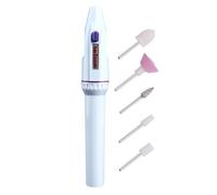 Electric Nail Drill Machine - Portable Cordless Nails File Set | Batteria Powered Pen Shape Nail Care System, Professional Manicure Pedicure Tool For Gel Nails, Buffing, Grooming