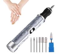 Electric Nail File - Cordless Nail Drill Kit | 4 Speed Manicure Tool | Cordless Nail Drill With 4 Speeds, 7 Drill Bits, Rechargeable Design For Manicure And Pedicure Care.