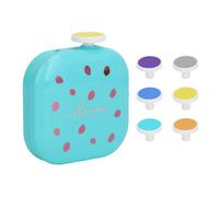 Electric Nail File for Kids, Rechargeable Baby Nail Trimmer, Low-Noise USB Charging, Compact Fingernail Care Tool, 6 Grinding Pads for Babies & Young Kids, ABS Material