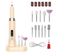 Electric Nail File for Manicure, Cordless Adjustable Speed Nail Drill, Nail Drill Machine for Acrylic Nails, Nail Grinder for Home and Salon, Professional Nail Drill Kit for Gel Nails