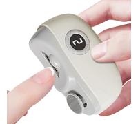 Electric Nail File - Lighted Clippers with Grinder | 12x4cm Cordless Trimming Device with Adjustable Speed, and Metal Grooming Tool with LED Guide, Manicure Tool Category