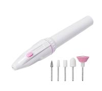 Electric Nail File, Nail File Machine, Cordless Polishing Grinding Trimming Pen Style Portable Size Quiet Operating, Pedicure Kit for Manicure, 6,3 x 1,18 x 0,75 pollici
