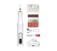 Electric Nail File, Professional E-File Set, 5.12x0.98x0.98 Inches 3-Speed Adjustable, 15000 RPM Nail Tool for Acrylic Gel Grinding, Polishing, Shaping, Manicure Pedicure Grooming
