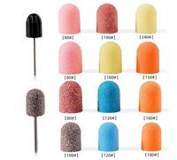 Electric Nail Grinder Head Stainless Steel Foot Care(01) | Efficient callus removal, smooths rough feet, stainless steel build, 7x4cm size, multi-color design