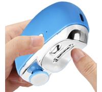 Electric Nail Trimmer, Safety Fingernail Cutter, Rechargeable Nail Scissors, with LED Light, Gentle & Safe Design, for Adults, Seniors, and Kids, Ideal for At-Home Grooming