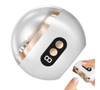 Electric Nail Trimmer USB Rechargeable - LED Nails Clipper, 3-Speed Electric Nail Clipper, Quiet Fingernail Cutter | USB Rechargeable Nails Trimmer for Care, Seniors, Home Salon Travel