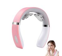 Electric Neck Massager - 15.9x15.6x4.1cm Back Neck Massager with Heat, Rechargeable Deep Tissue Vibrating Device, 10 Modes Adjustable Heating | Muscle Recovery Relaxation Home Trav