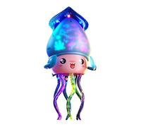 Electric Octopus Toy, Interactive Crawling Music, 4.13x3.94x10.63 Inches Light Up Sensory with Fun Movement, ABS Electronic Toy, Octopus with Engaging Design, Kids Accessory for Playtime Use