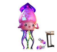 Electric Octopus Toy, Interactive Crawling Music, 4.13x3.94x10.63 Inches Light Up Sensory with Fun Movement, ABS Electronic Toy, Octopus with Engaging Design, Kids Accessory for Playtime Use
