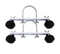 Electric Oil Heater Stand - 2 Pieces Electric Heater Frame Base | 360 Degree Rotating Casters Swivel Replacement Wheels | For Home Living Room G Electricc Heaterr Stand Hearage Workshop Small Apartmen