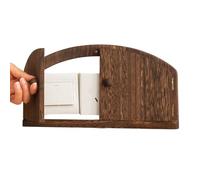 Electric Outlet Cover - Aesthetic Decorative Wooden Socket Box, Child Proof Safety Shield | Wall Protector With Natural Wood Design, Cable Hiding Power Organizer For Apartment Dorm Bedroom