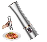 Electric Pepper Grinder - Stainless Steel Battery Powered Pepper Mill | ESP-16 Automatic Grinder Bottle for Rock Salt Peppercorns Kitchen Cooking Gadget