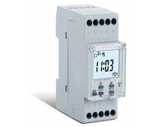 ELECTRIC PERRY 1IO7081 2 mod.DIN Interruttore orario settimanale digitale