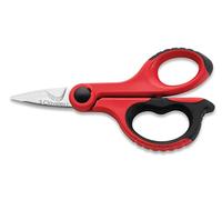 Electric Protective Scissors Micro-Serrated 15 cm - 6" red