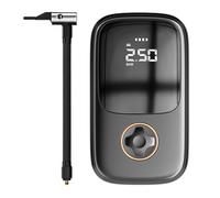 Electric Pump, Bike Compressor, USB Inflator, Intelligent Charging Design, Multi-Mode, LED Light Feature, Lightweight and Sturdy, Type-C Power Input, Wireless Use for Outdoor Vehicles Balls