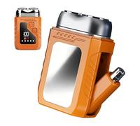 Electric Razor For Men, Professional Cordless Trimmer, Waterproof Double Foil Shaver For Men, Fast Charging Washable Clippers For Family Face Beard Facial Eyebrow Barber Birthday Home Travel