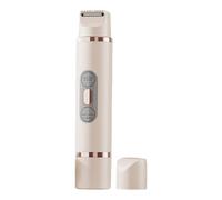 Electric Razors for Women, Waterproof Body Trimmer, Double Head Bikini Razor, Small Precision Shaver, Skin-Friendly Blade, for Leg, Face, Underarm, Pubic Hair Grooming, Travel Use, 16.7x3.3cm