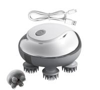 Electric Scalp Massager Brush, Wet and Dry Use Head Stimulator, 3 Mode Hair Growth Massage Tool for Shower, Spa, Home, Salon, Detangling for Men Women, 1 Set