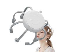 Electric Scalp Massager, Vibrating Head Scratcher, Octopus Shape Design, Detachable Massage Claws, 360 Degree Rotation, Perfect for Deep Relaxation at Home, 15×15×13.8cm