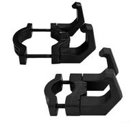 Electric Scooter Hooks 2pcs Double Hook Plastic | High-strength plastic, per double hook design, holds helmets bags bottles, outdoor , black finish