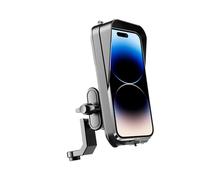 Electric Scooter Phone Holder | Motorcycle Phone Mount Waterproof Handlebar PhonesMount With Rain Cover | Cycling Supplies For Driving Road Navigation GPS Viewing Video Recording Calling Entertainment