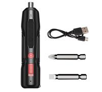 Electric ScreverDriver Kit - Power Drill - Strumento senza fili | Mini bit - Montaggio - Confezione di armi, compatto installatore - Trasmissione meccanica elettrica