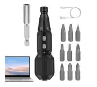 Electric Screwdriver | 3.6V Portable Drill Tool 2Nm Cordless Electronic | 2Nm Cordless Electronic Screwdriver with 10 Bits for Phones Tablet Computers Laptop Electronics Furniture Home Appliance