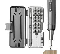 Electric Screwdriver, Cordless Tool Set, Rechargeable Screwdriver, Lightweight Ergonomic Grip, Great for Jewelry Repair and Electronics Projects, 6,69 x 7,91 pollici
