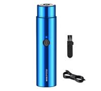 Electric Shaver -10.6 * 2.6cm Beard Shaver | Mini Shàver, Mini Electric Razor USB Rechargeable LED Battery Display,Portable Bikini Trimmer With USB Charging Cable Cleaning Brush Erproof - Body