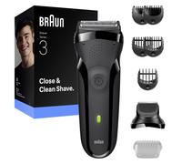 Braun Series 3 Shave&Style 300BT Rasoio Da Barba Elettrico Da Uomo, Nero