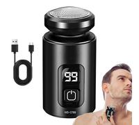 Electric Shaver, Compact Hair Remover, Travel-Friendly Design, Protect Sensitive Skin Areas from Irritation, Facial Grooming Device, for Travel Yet Powerful Enough 3.15x1.57 Inches