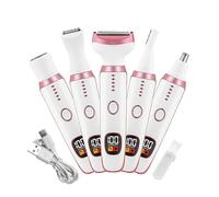 Electric Shaver For Women, Electric Shaver With Digital Display, Rechargeable Wet And Dry Lady Shaver, Cordless Waterproof Electric Bikini Trimmer Portable For Arm Legs Eyebrow Underarm Bikini
