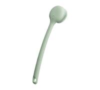 Electric Shower Body Brush, Portable Shower Body Brush, Detachable Long Handle Back Brush, Rechargeable Bath Brush 17.52x3.78x1.89 Inches for Deep Cleansing, Men and Women (Green)