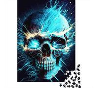 Electric Skull Art 1000 Pezzi Cartolina Premium Set Di Puzzle Per Adulti Sfida Del Gioco Educativo Presente Divertente Pacchetto Valore 52x38cm/1000pcs