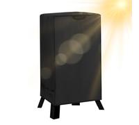 Electric Smoker Cover, Outdoor Grill Protector, Oxford Fabric Sturdy Cover, UV Fade Resistant for BBQ, Grilling, Burner, Mantel, Propane, Garden, Patio, Lawn, Black Colored