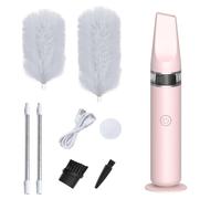 Electric Spin Duster Adjustable Spin | Duster Vacuum Cleaner | Duster Vacuum Cleaner - 555g 1200mA 360° Rotating Electric Cordless Dust Brush with Crevice Tool and Extension Rod